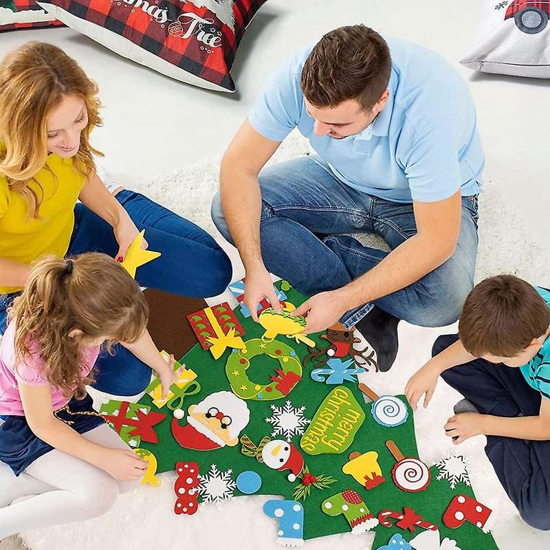 Felt Christmas Tree for Toddlers, Christmas Decorations