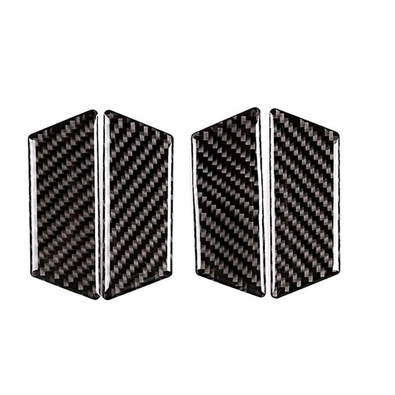 Soft Carbon Fiber Inner Door Bowl Sticker Cover for Touareg 2011-2018