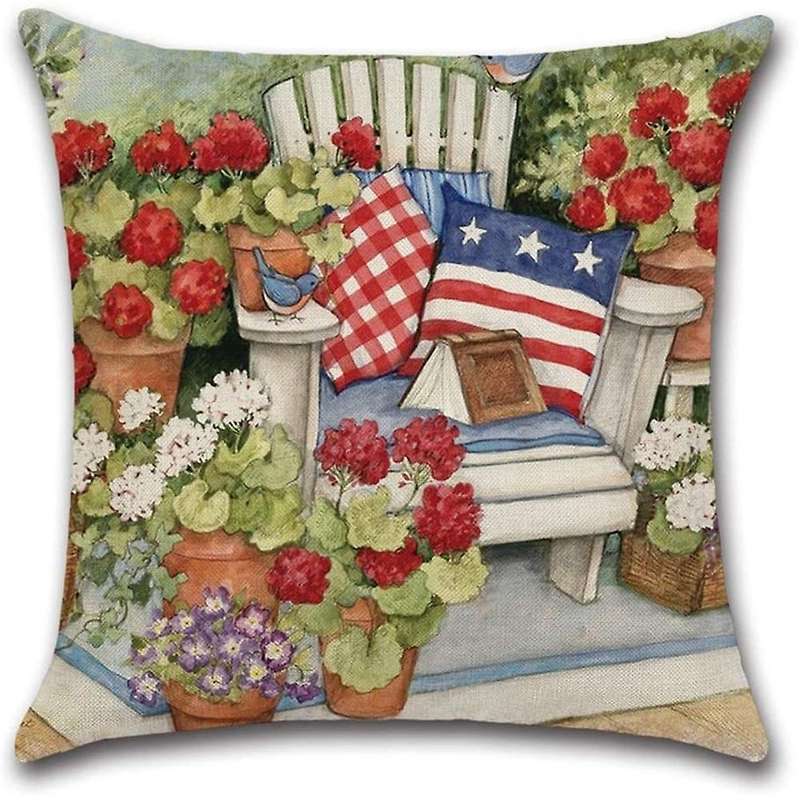 Throw Pillow Square Throw Pillow Covers Cushion Case for Bed, Car