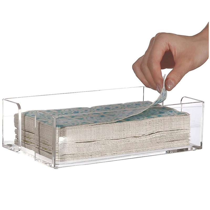 Acrylic Vertical Paper Towel Holder Tabletop Paper Towel Holder