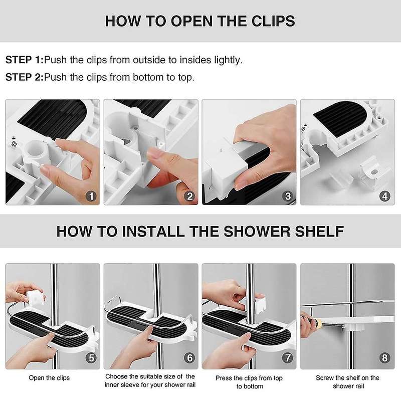 Shower Holders Storage Shower Caddy Hanging Bathroom Organiser B