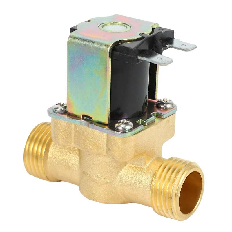 Ac 220v 1/2 Inch Solar Water Heater Solenoid Valve Normally Closed