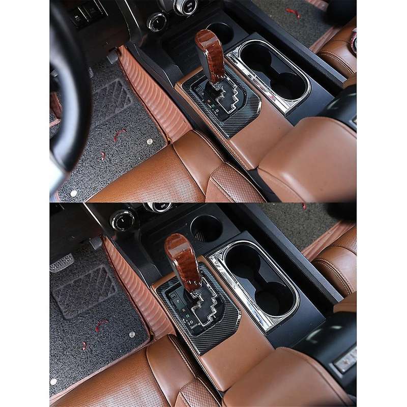 Car Interior Gear Shift Panel Cover Trim for Toyota-tundra 2014-2021