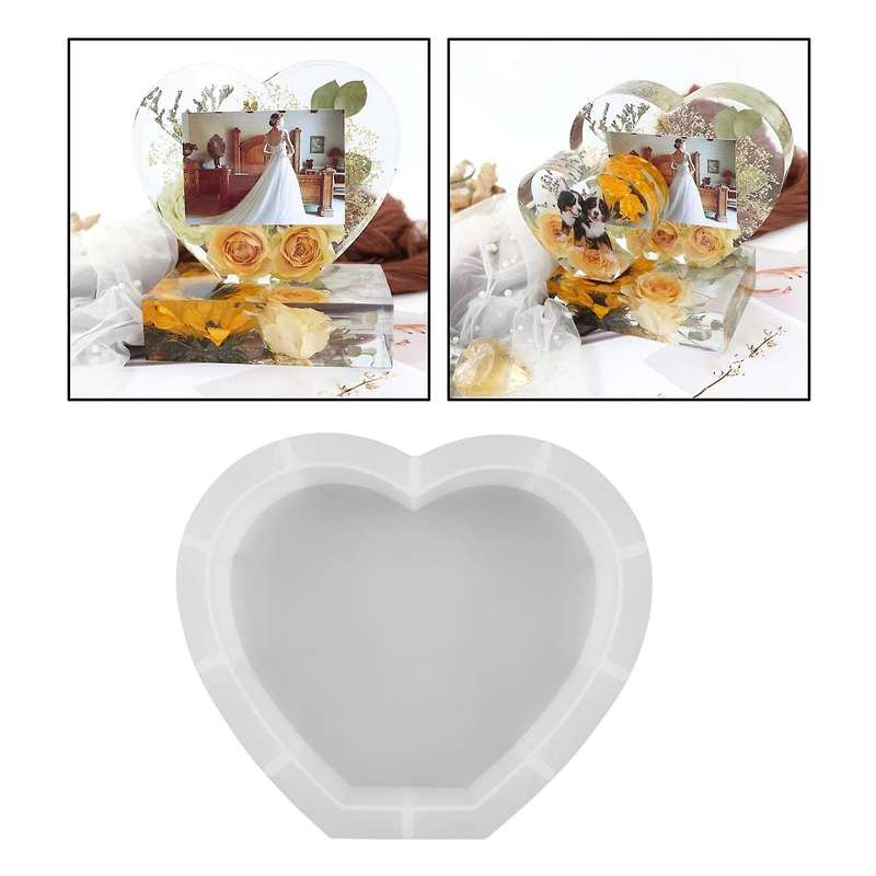 Silicone Mold Resin Casting Mould Candle Molds,heart 250x211x51mm
