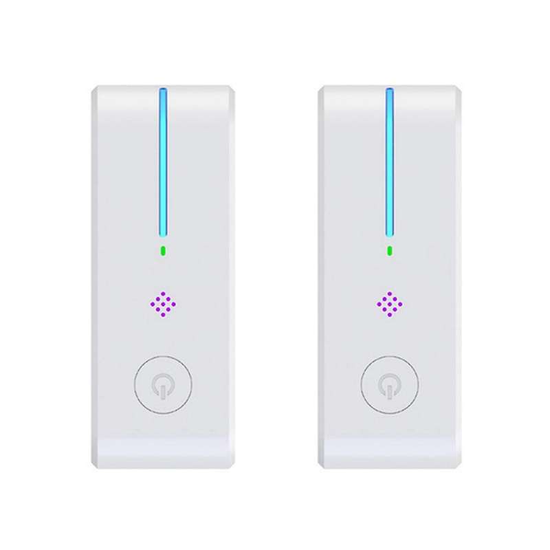 2pcs Air Purifier for Home Cleaner Mini Air Ionizer,white Eu Plug