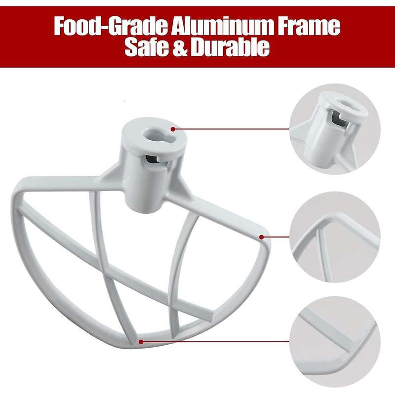 For Kitchenaid Mixer,5.5qt-6qt Flex Edge Beater with Brush