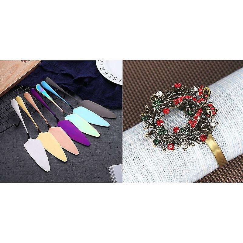 8 Pack Wreath Napkin Rings Wedding,christmas,thanksgiving