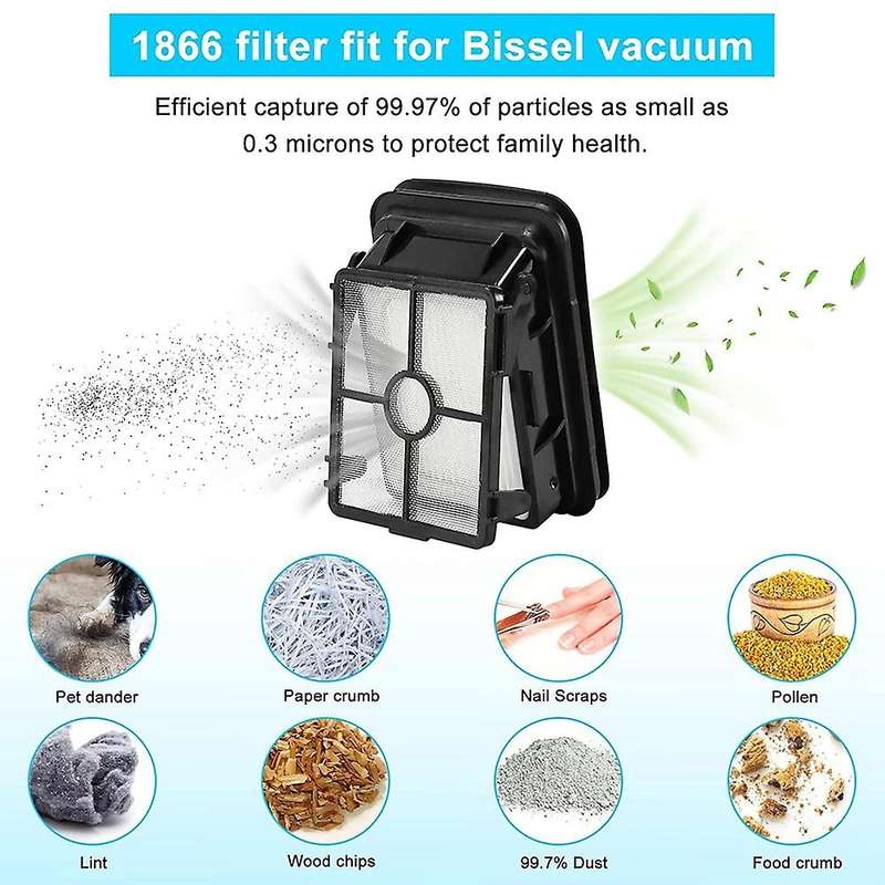 Replacement Filter for Bissell Crosswave Vacuum 1866 1785 2554a