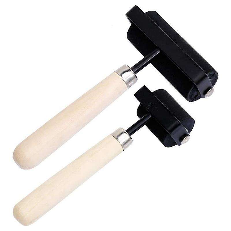 1.5 Inch and 3 Inch Hard Rubber Roller Heavy Steel Frame Craft Tools