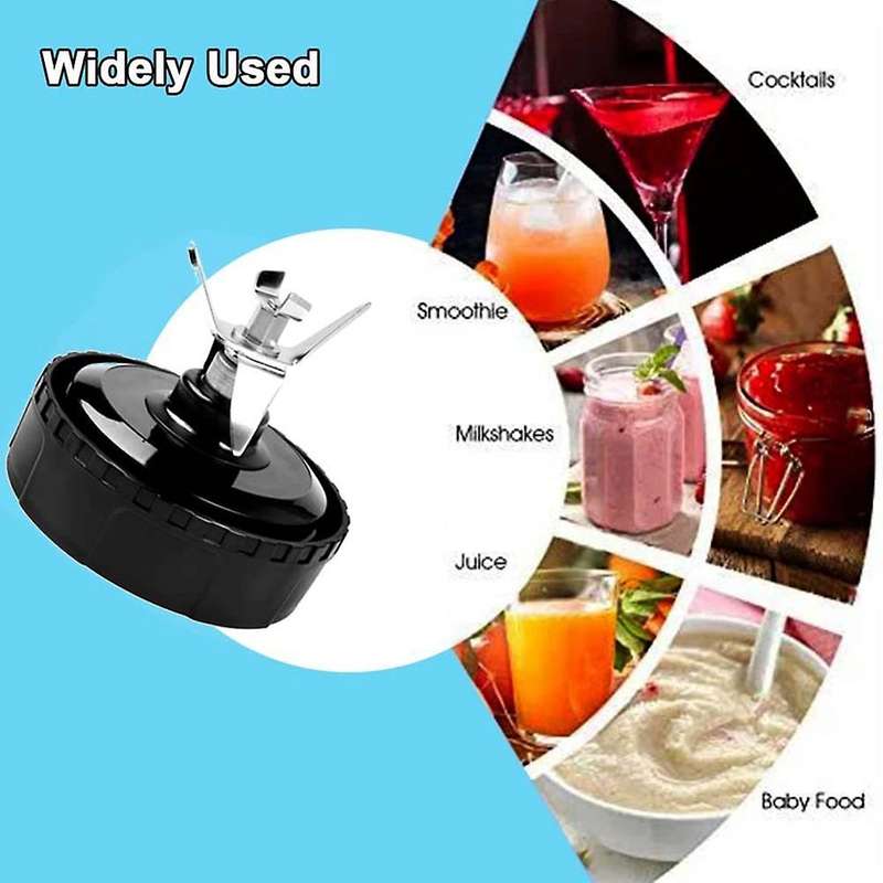 6 Fins for Ninja Blender Replacement Parts ,for Nutri Ninja Auto Iq