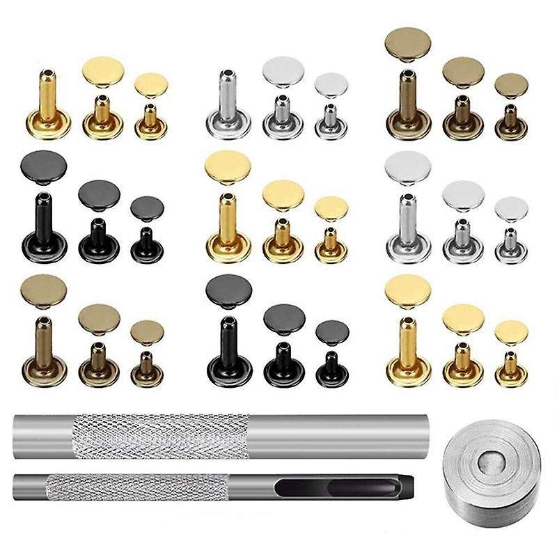 360 Sets Of Boxed Rivet Leather Paving+installation Tool Kit+pliers