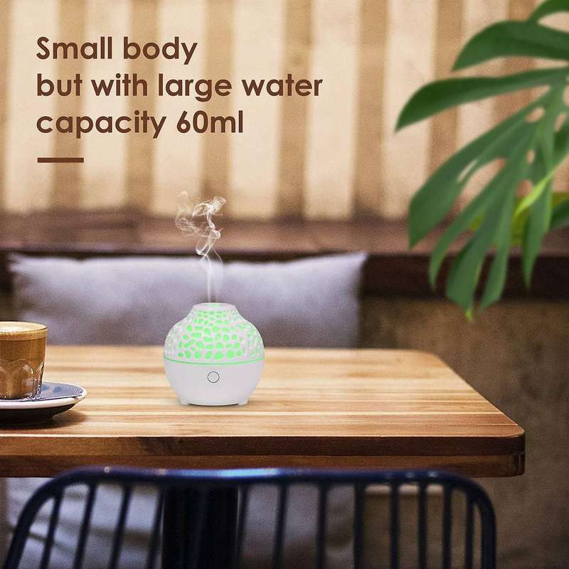 Aromatherapy Diffuser Air Humidifier Oil Diffuser (light Wood Grain)
