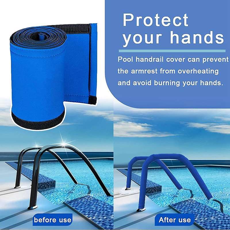 Pool Handrail Cover 4 Feet, Swimming Pool Hand Rail Cover Grip