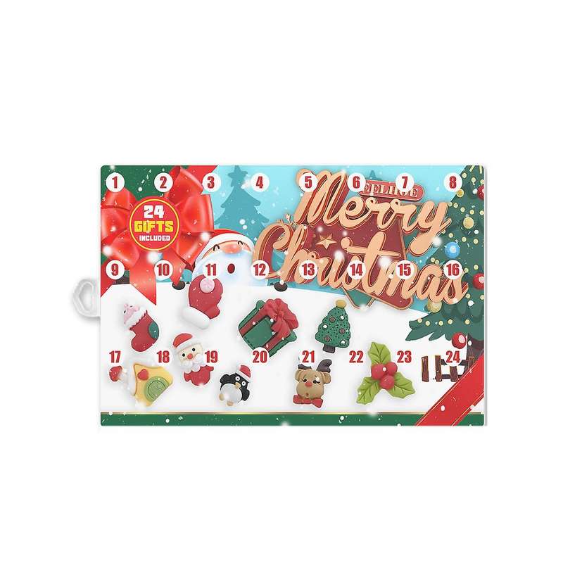 Calendar Christmas Countdown 24 Pcs Sensory Toys Set for Kids Adults