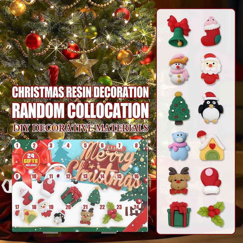 Calendar Christmas Countdown 24 Pcs Sensory Toys Set for Kids Adults