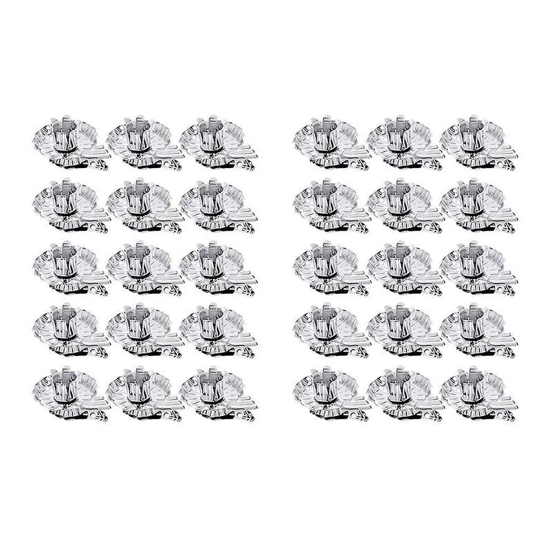 30pcs Candle Holders Clip Candles Clips for Christmas Birthday Party