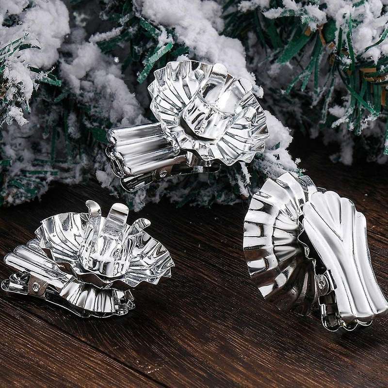 30pcs Candle Holders Clip Candles Clips for Christmas Birthday Party
