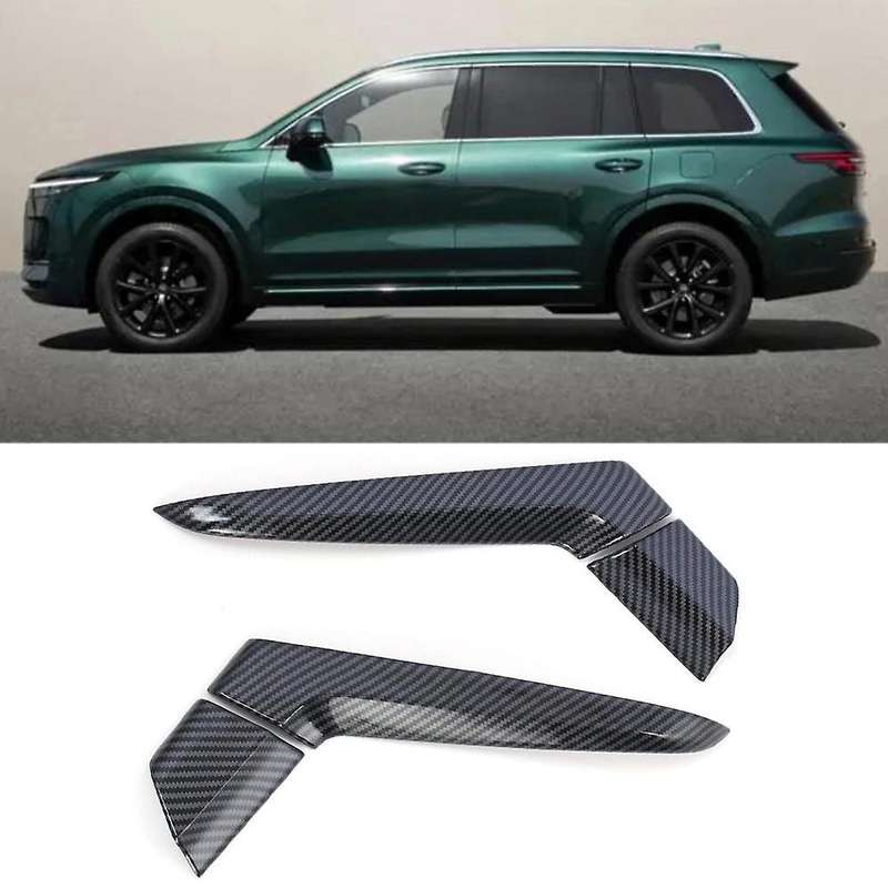Carbon Fiber Abs Car Rearview Mirror Strip Cover Trim