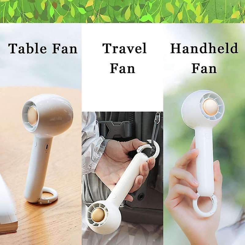 Mini Portable Fan, Small Handheld Fan White