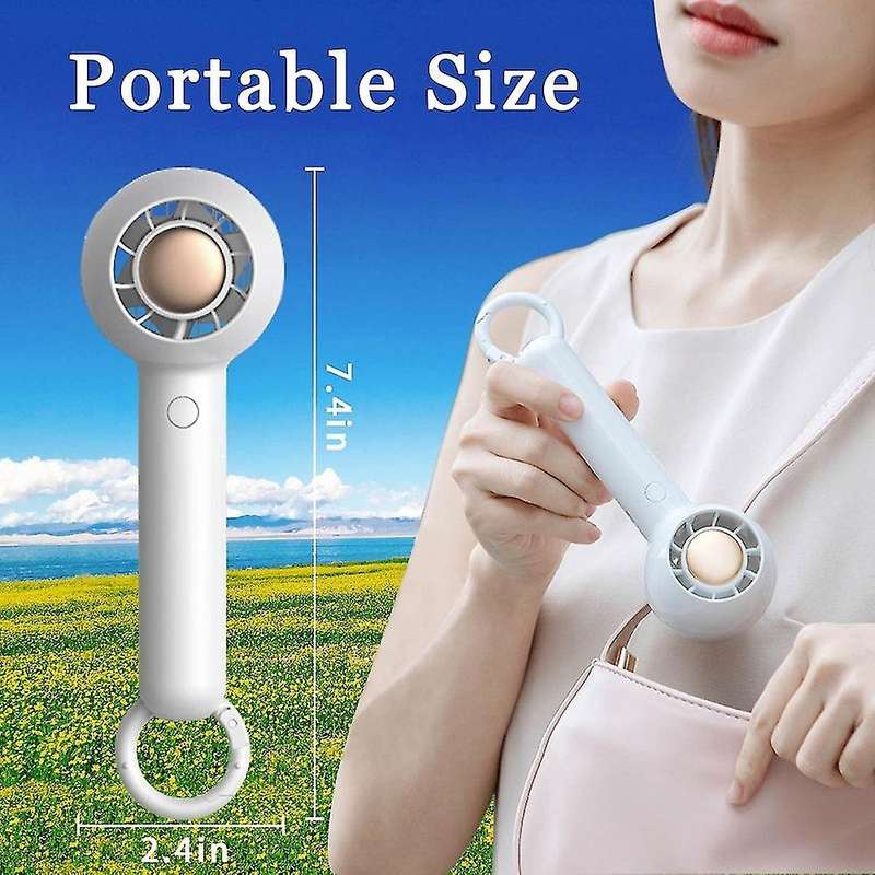 Mini Portable Fan, Small Handheld Fan White
