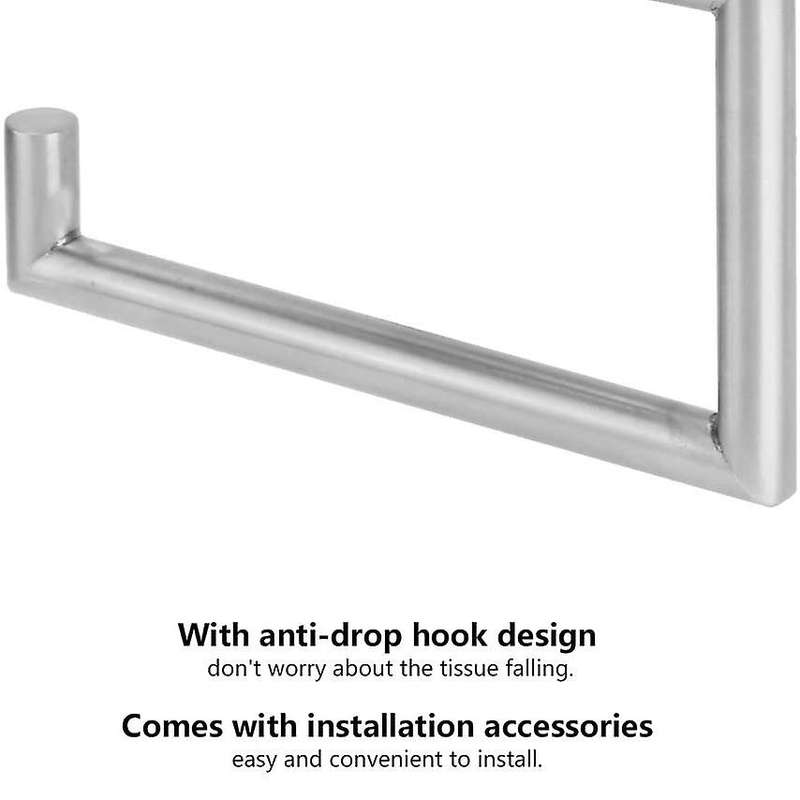 Rotatable Tissue Paper Towel Rack for Bathroom Kitchen Anti-drop Hook