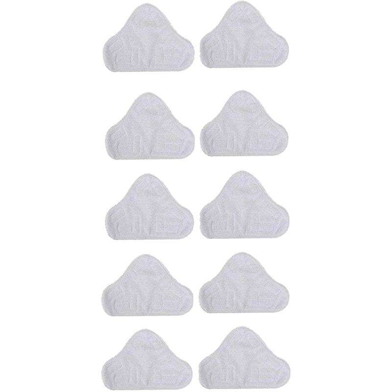 10 Pack Replacement Steam Mop Microfiber Cloth Pad for H2o Mop