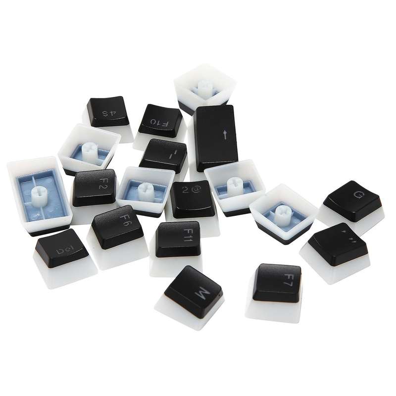 Double Lens Backlit Pbt Keycap Set,for Conventional 104 Keyboard