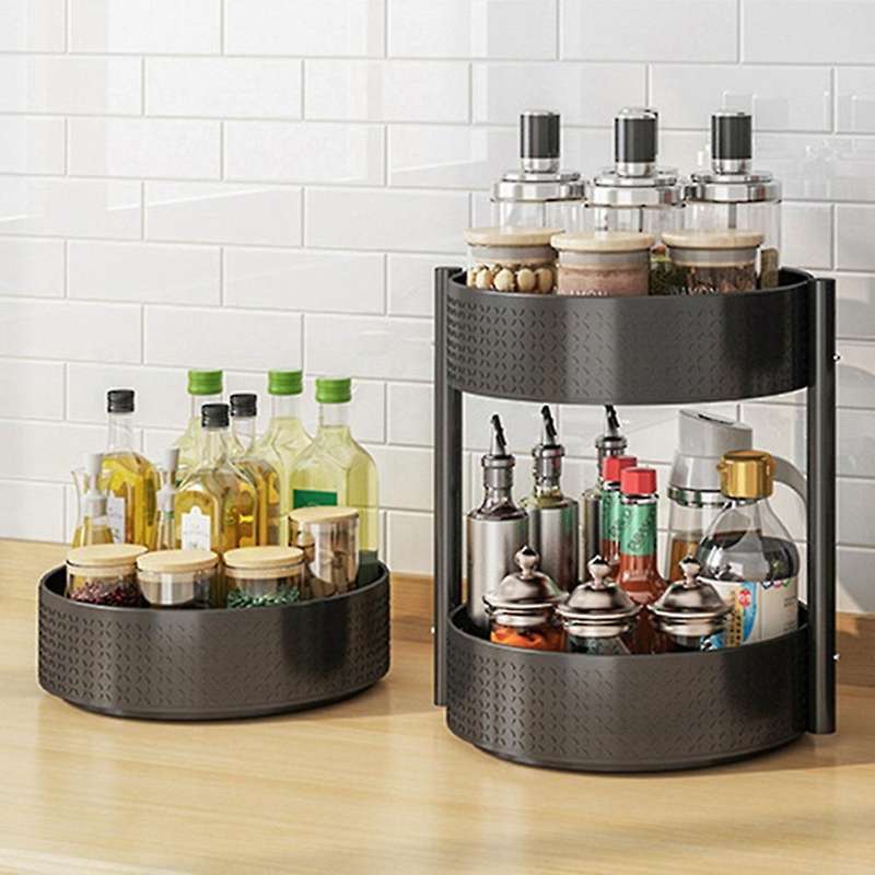 Rotating Spice Rack, Kitchen Storage Rack, Spice Storage Rack(single)
