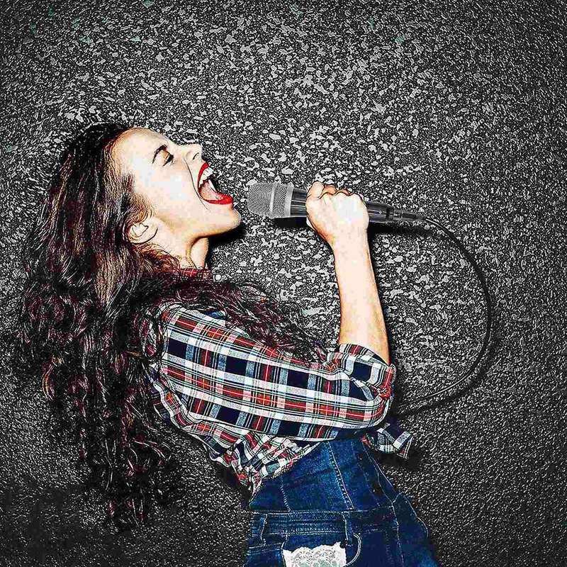 Condenser Microphone with Tripod 3.5mm Jack for Karaoke Singing Party