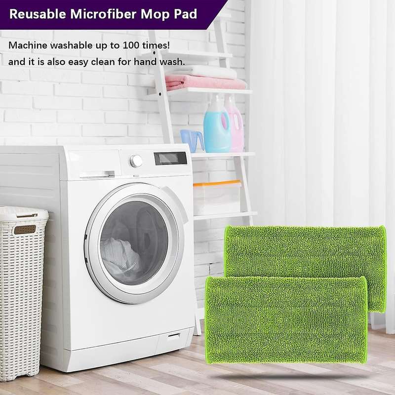 Microfiber Reusable Mop Pads Compatible for Swiffer Wetjet Mop 5 Pack