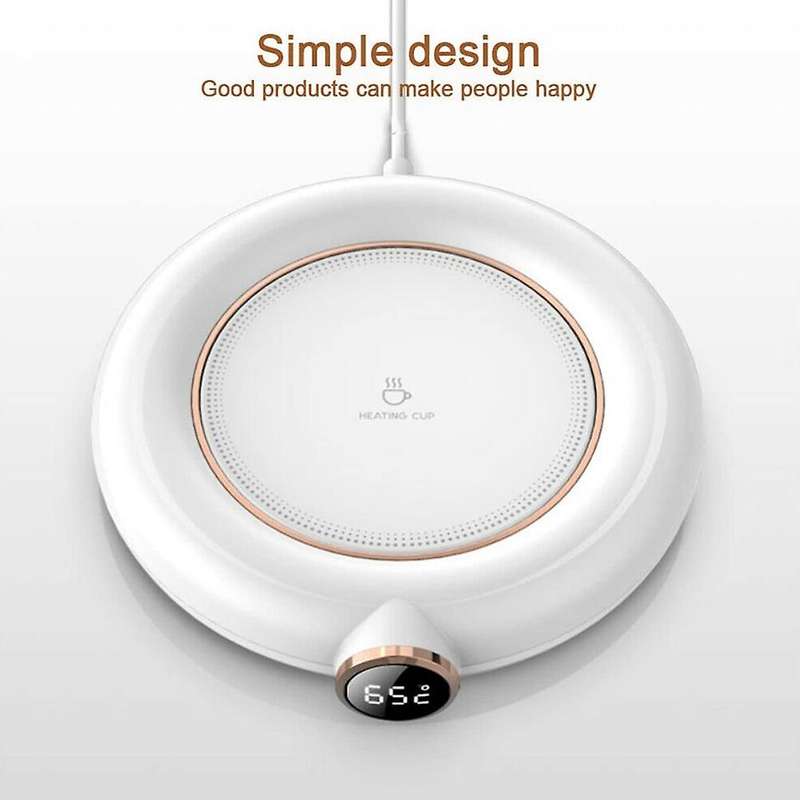 Smart Mug Warmer for Tea Warming, Candle Warmer Mug Heater White