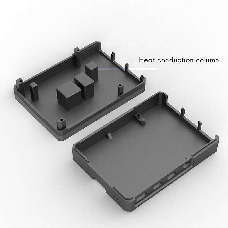 For Raspberry Pi 4b Passive Cooling Shell Metal Case Protection Box