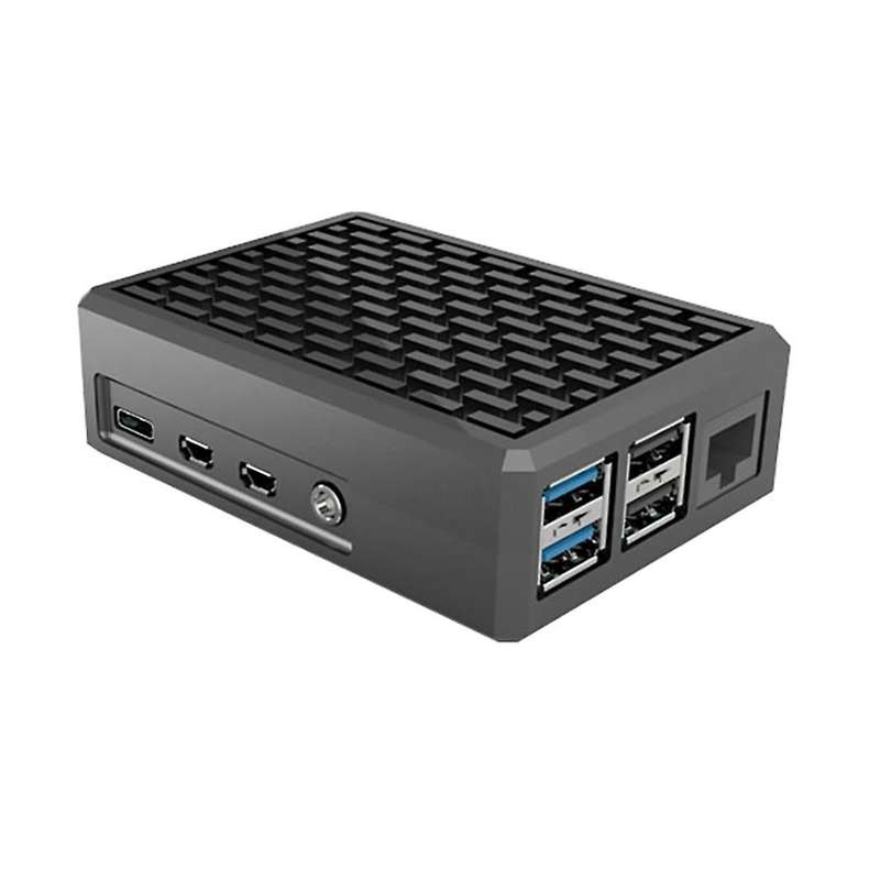 For Raspberry Pi 4b Passive Cooling Shell Metal Case Protection Box