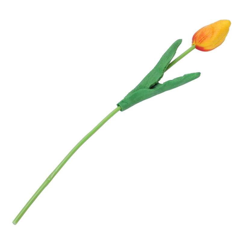 10pcs Tulip Flower Latex Real Touch (orange Tulip)