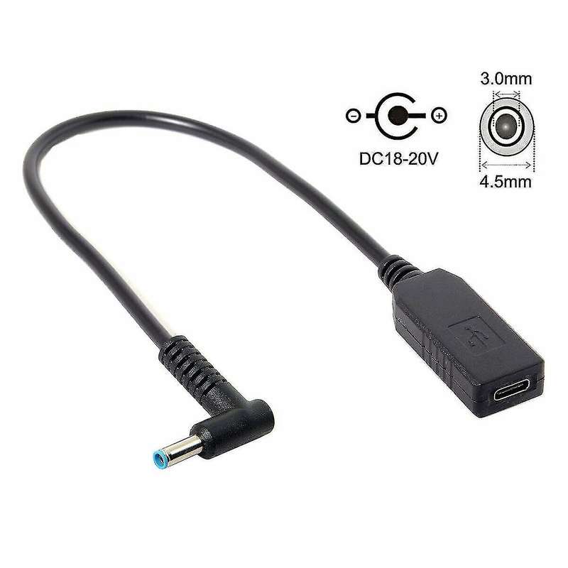 Usb 3.1 Type C Usb-c to Dc 20v 4.5 3.0mm Emulator Trigger Cable