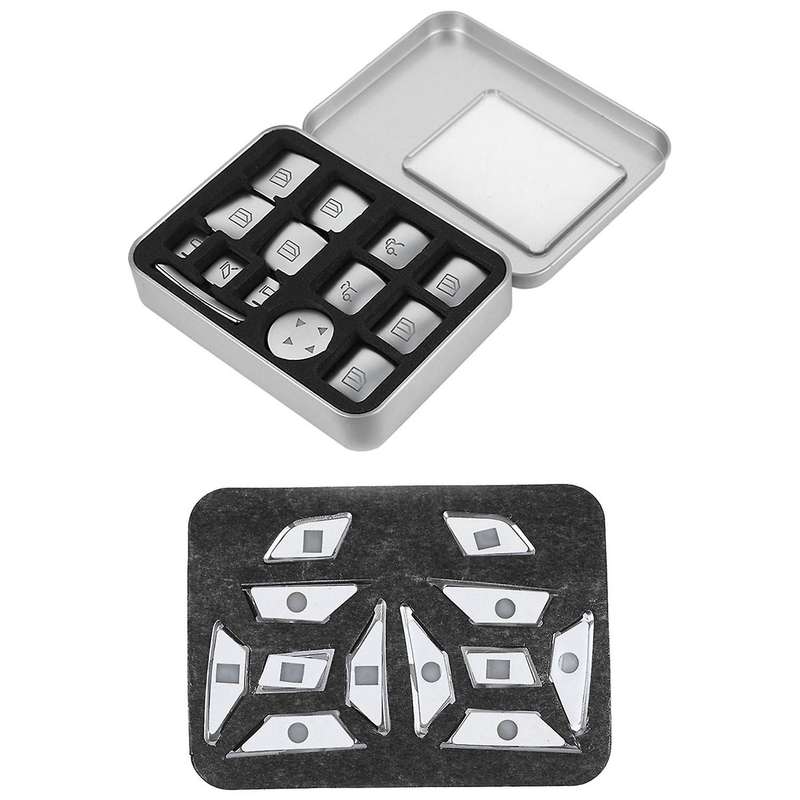 Car Window Glass Lift Button Sticker for Mercedes Benz