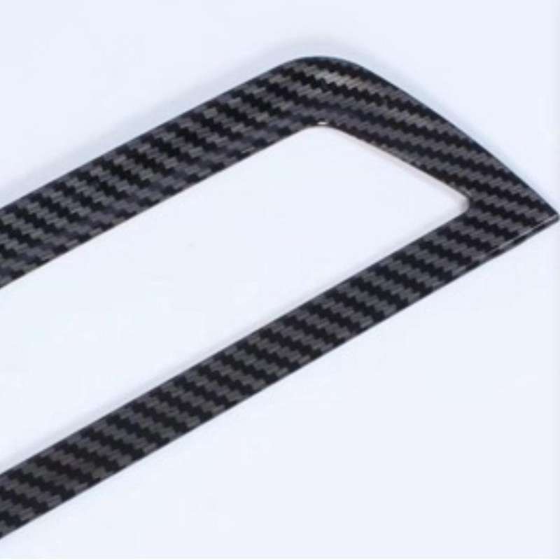 Car Display Panel Frame Back Screen Carbon Fiber Pattern