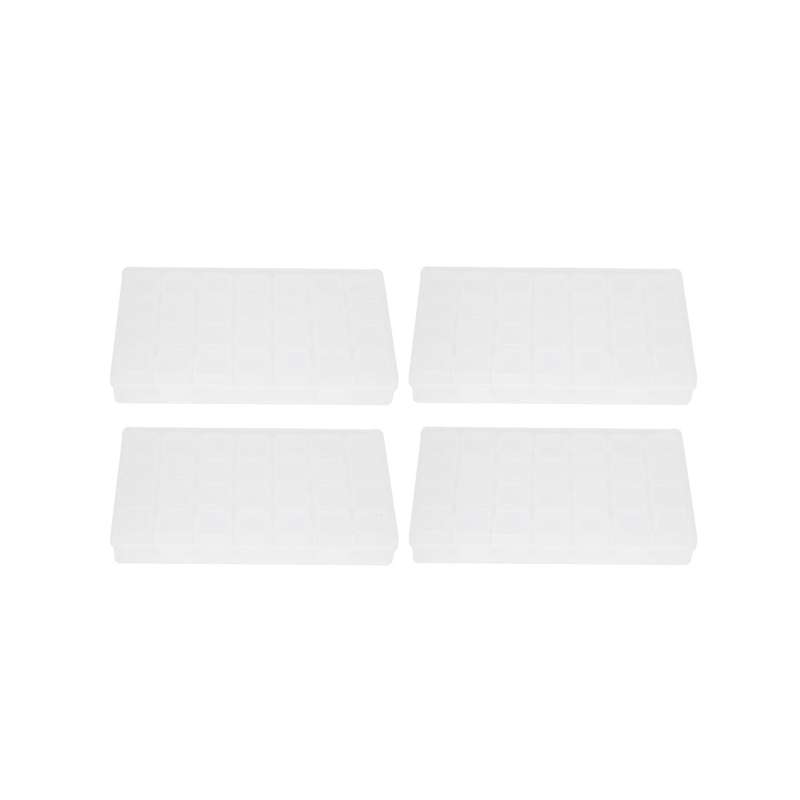 Diamond Embroidery Box 4 Packs 56 Grids, Accessory Containers