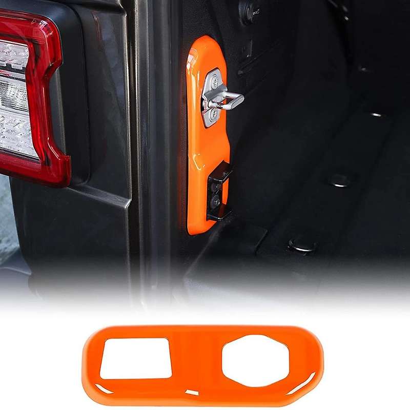 Trunk Lock Panel for Jeep Wrangler Jl 2018-2021 (abs Orange)