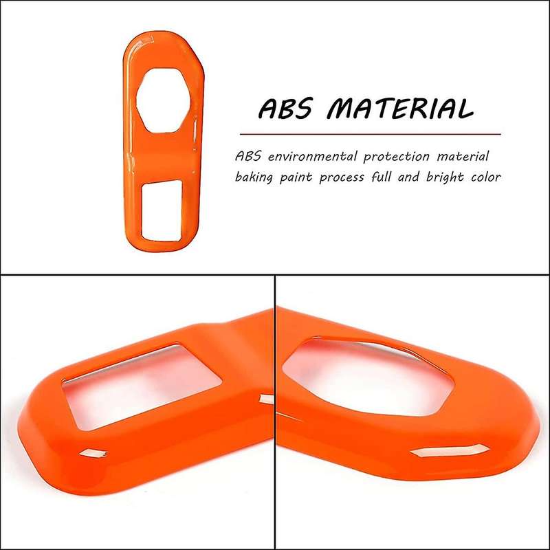 Trunk Lock Panel for Jeep Wrangler Jl 2018-2021 (abs Orange)