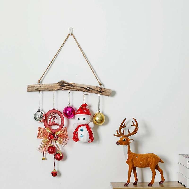 3pcs Vintage Driftwood Storage Hanging Rack Key Jewelry Door Hook
