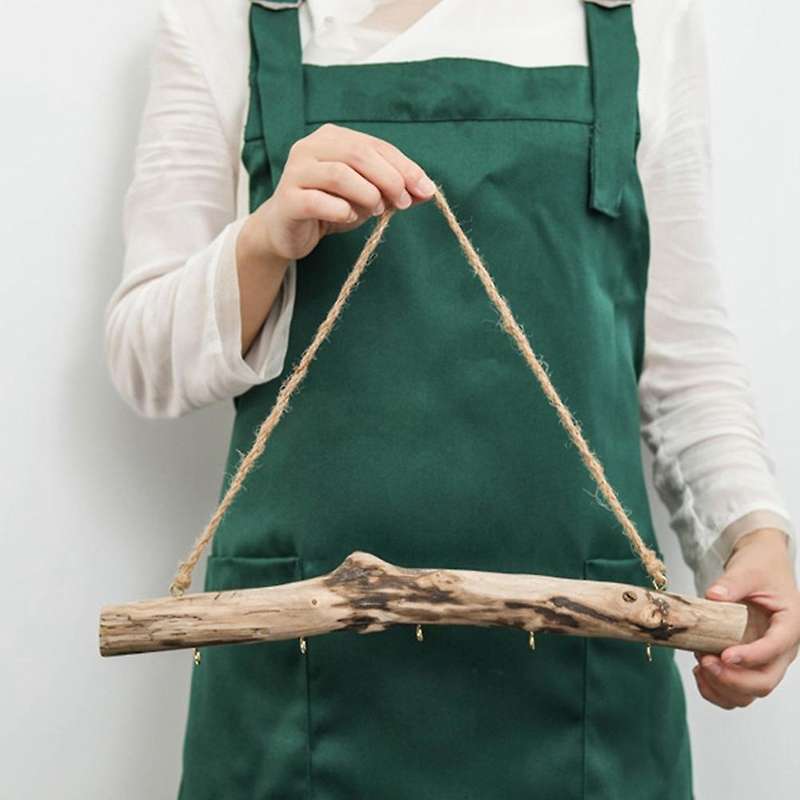 3pcs Vintage Driftwood Storage Hanging Rack Key Jewelry Door Hook