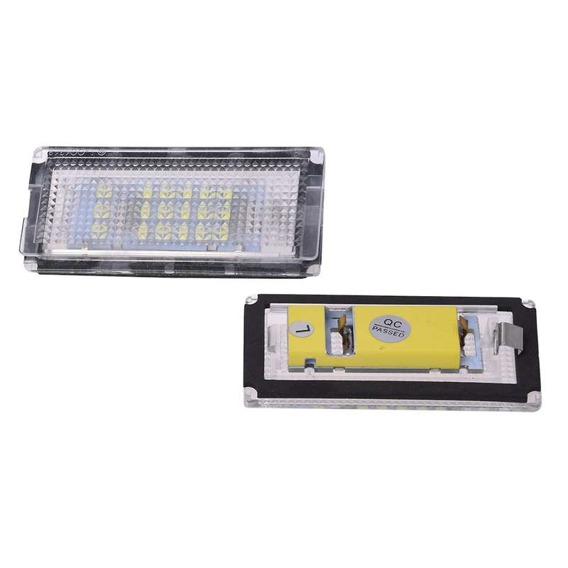 2 Pcs 18 Led 3528smd White License Plate Light for Bmw E46