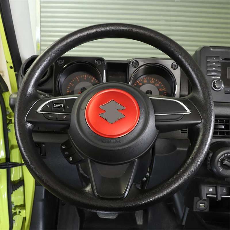 Car Steering Wheel Center Cover for Suzuki Jimny 2019-2022 ,red