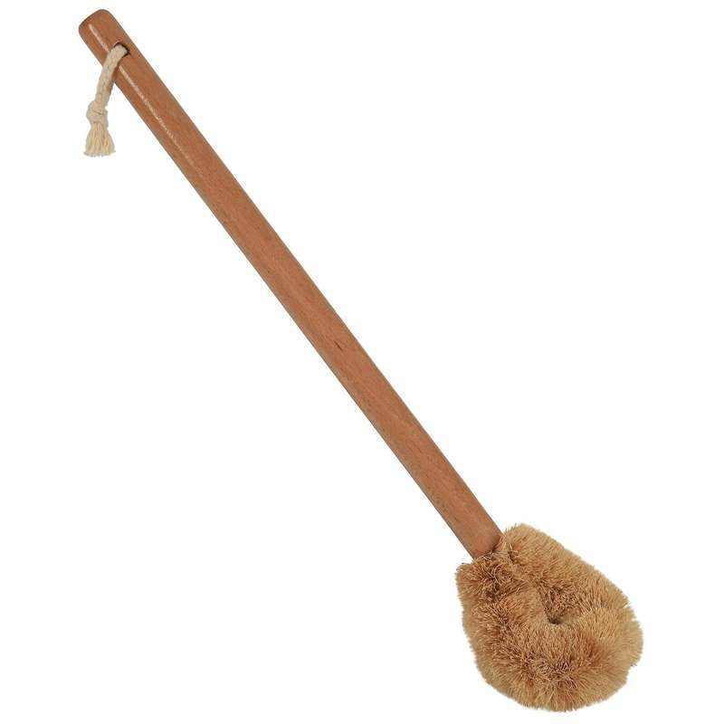 2x Updated Modern Version Toilet Bowl Brush, Coconut Fiber Brush Head