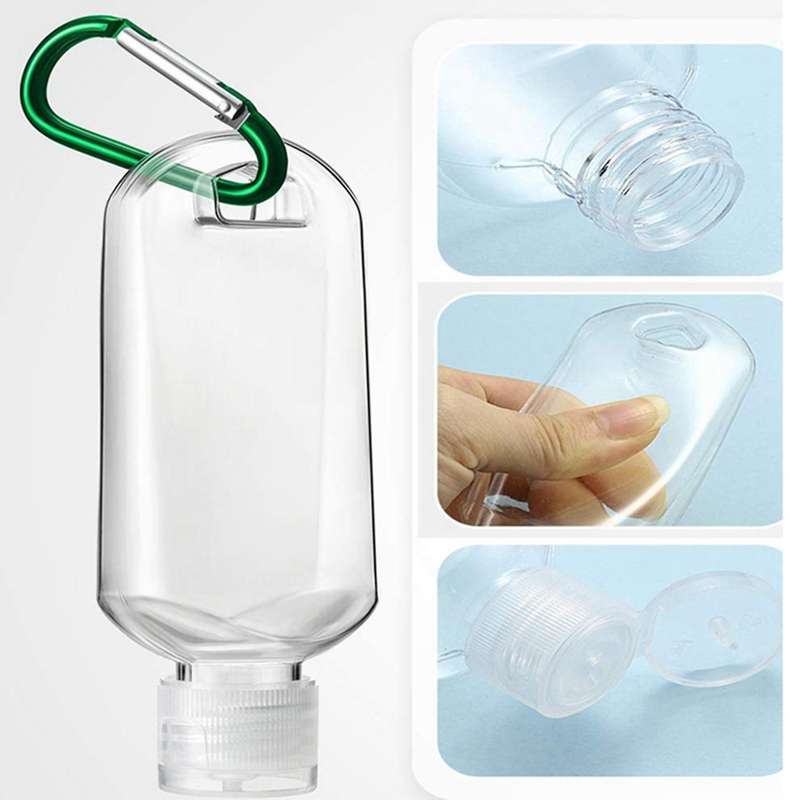 20pc 50ml Portable Hand Sanitizers Bottles Press Bottles Dispensers
