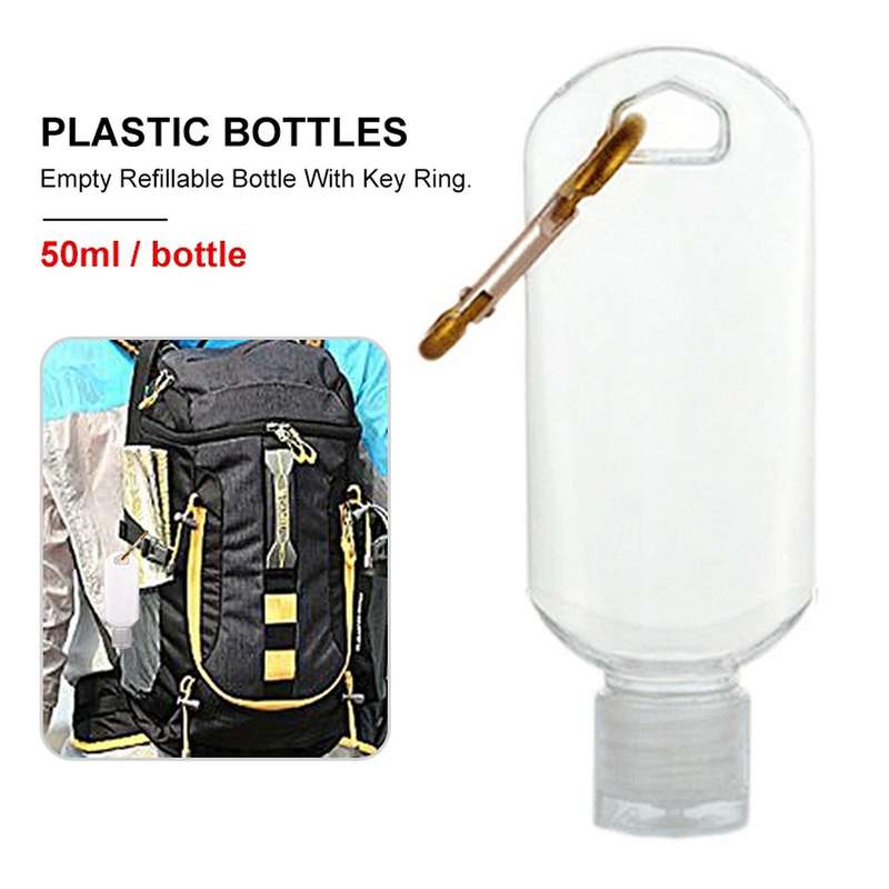 20pc 50ml Portable Hand Sanitizers Bottles Press Bottles Dispensers