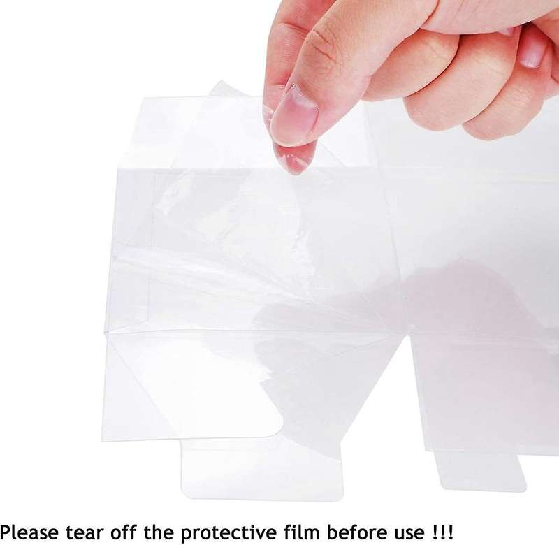 Transparent Cupcake Pvc Cake Box with Hemp Rope, 12 Pcs Cup Cake Box