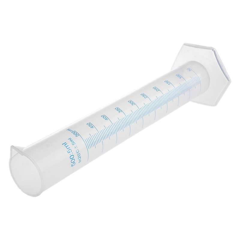 500 Ml Eprouvette Gradue En Plastique Transparent