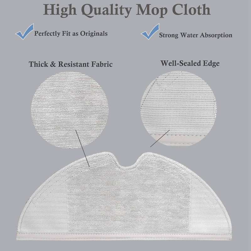 Rag for Mijia 1c Mop Cloth Of Xiaomi Robot Vacuum Cleaner(12 Pcs)